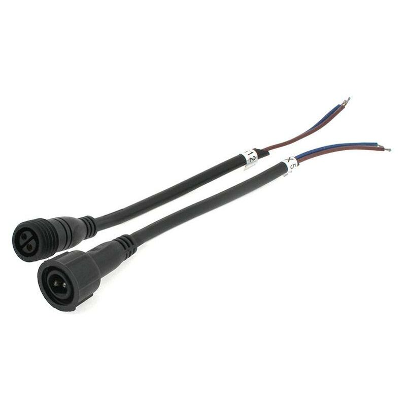 

Cables conexión 2 Pinx0,75mm, 20cm, IP67, negro