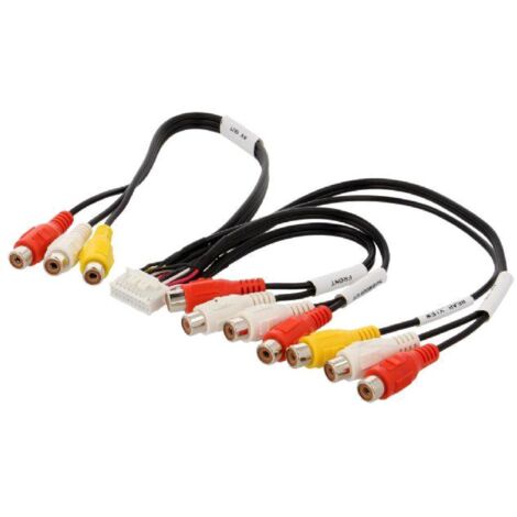 Cable Connection AUX compatible avec autoradio Kenwood - 20 broches - RCA