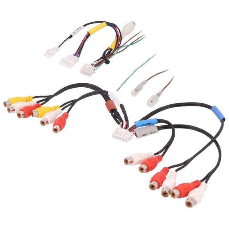 Adnauto - Cable Connection aux compatible avec autoradio Alpine rca