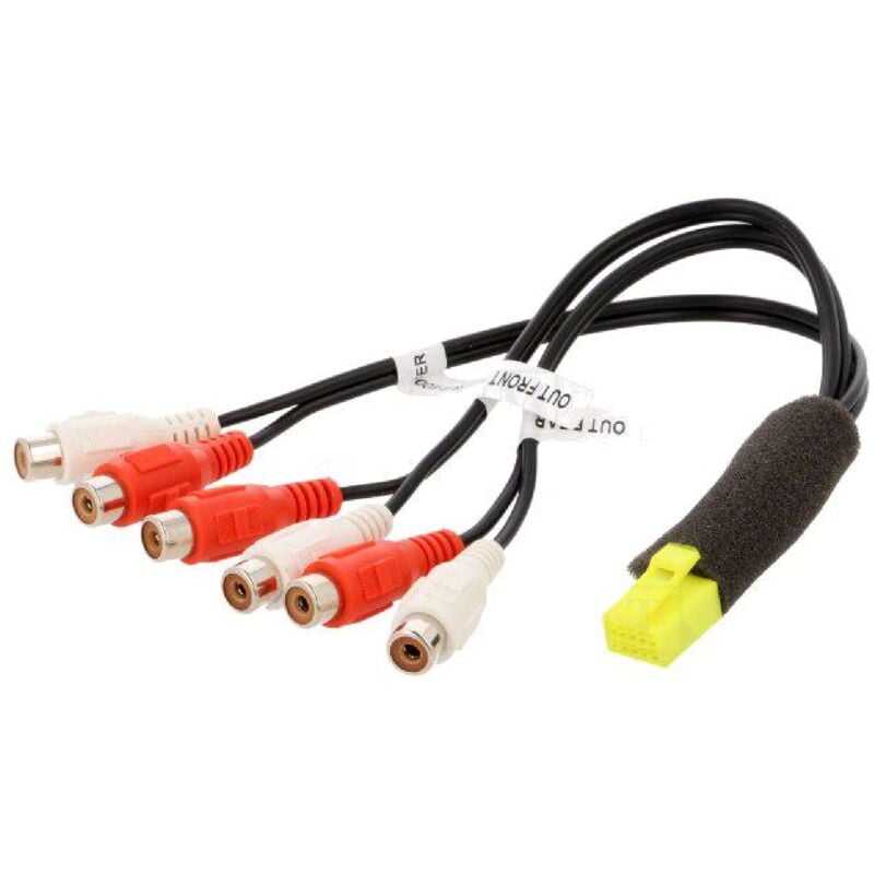 Adnauto - Cable Connection aux compatible avec autoradio Clarion rca