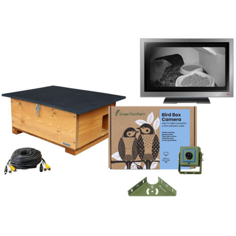Cable Connection Outdoor Hedgehog Bird Box and Wildlife Camera Pack