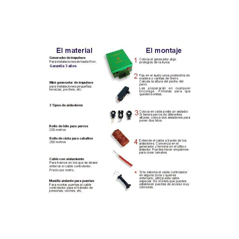 

Cable Controlador GENERADOR IMPULSOS CABLE CONTROLADOR A BATERIA