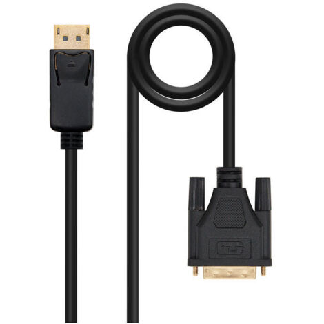 CABLE CONVERSOR DISPLAYPORT A DVI DPM - DVIM NEGRO 3.0 M NANOCABLE 10.15.4503