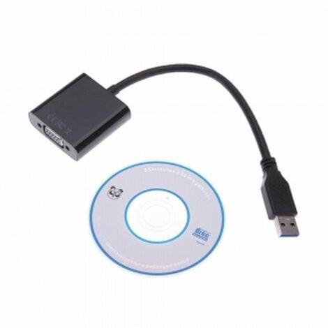 Cable conversor usb 3.0 a VGA video tarjeta grafica 1080p monitor