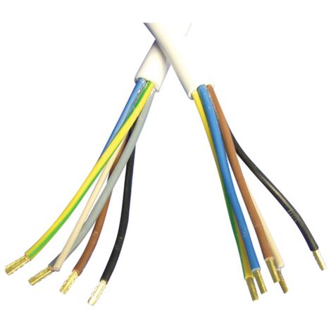 CABLE CORDON D ALIMENTATION 1.2M 5 X 2.5MM POUR INSTALLATION - 1478174