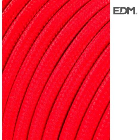 Câble Cordon Tubulaire 2x0.75mm C62 Rouge 5m