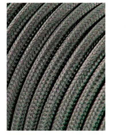Câble Cordon Tubulaire 2x0,75mm C63 Gris Foncé 25m