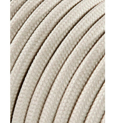 CABLE CORDON TUBULAIRE2x0.75mm ALGODON 5m