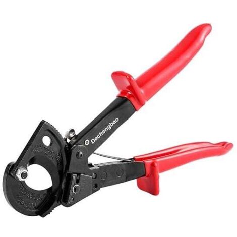 Cable Cutter, HS325A Heavy Duty Copper Aluminum Ratchet Cable Cutter, Max. 240mm² Ratchet Wire Cutter and MUMU Wire and Cable Cutter