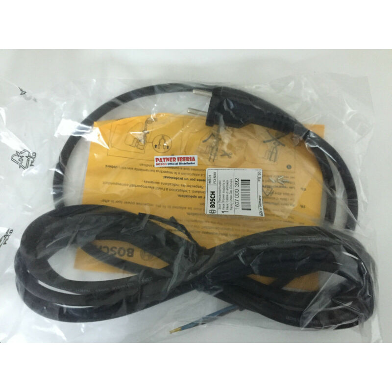 Pièce de rechange d'origine Bosch 1607000392 Alimentation électrique (type de câble eu)