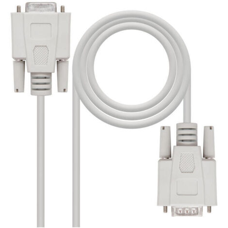 Cable D-Sub DB9 Macho A DB9 Hembra Pin A Pin 3m