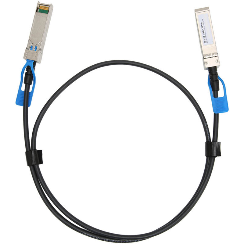 Câble DAC SFP28 25G Câble optique haute vitesse SFP28 vers SFP28 25G DAC Câble à connexion directe Plug and Play 1 m