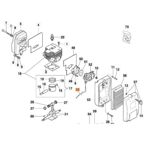 Câble d'accélérateur atomiseur modèles AM162 ORIGINAL EMAK 56520067AR