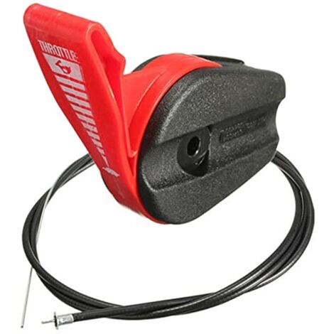 Câble d'accélérateur de tondeuse à gazon Kit de poignée de levier de commutateur de commande universel pour tondeuse à gazon électrique à essence