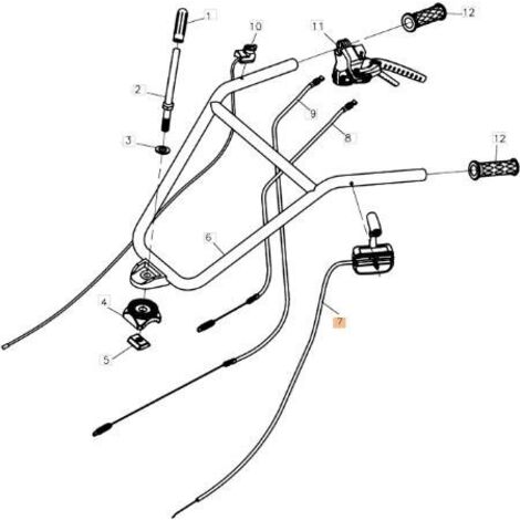 CÂBLE D'ACCÉLÉRATEUR D'ORIGINE EMAK L66151154