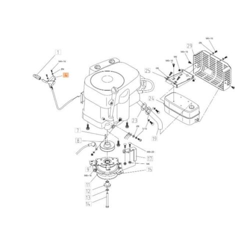 CÂBLE D'ACCÉLÉRATEUR D'ORIGINE EMAK TS000008R