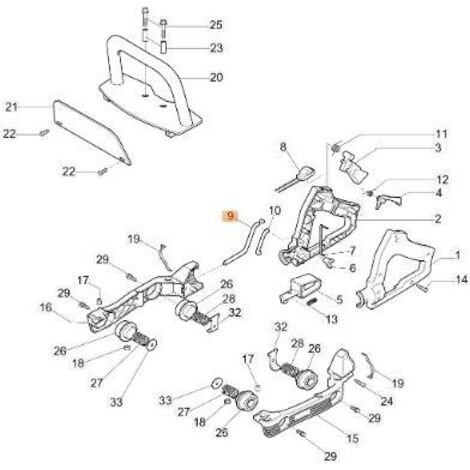 CÂBLE D'ACCÉLÉRATEUR D'ORIGINE EMAK W58040040