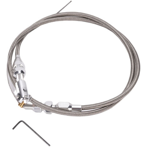 Câble d'accélérateur réglable en acier inoxydable, haute résistance, antirouille, universel, adapté à la plupart des pédales d'accélérateur, 36 pouces
