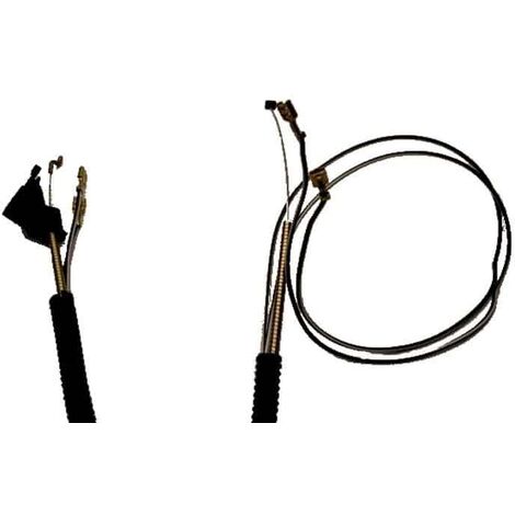 Câble d'accélération adaptable pour débroussailleuse HUSQVARNA – Longueur 1040 mm – Compatible avec plusieurs modèles – 502206901