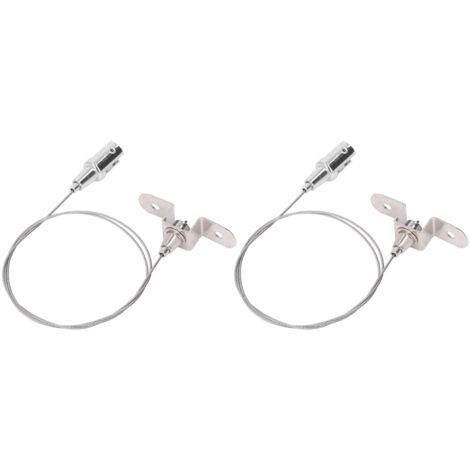 Câble d'accrochage photo 90cm en acier inoxydable, support 30kg, pour cadres, lampes et expositions