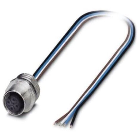 Câble d'actionneur Phoenix Contact 4 conducteurs , M12 Femelle, 1m ( Prix pour 1 )