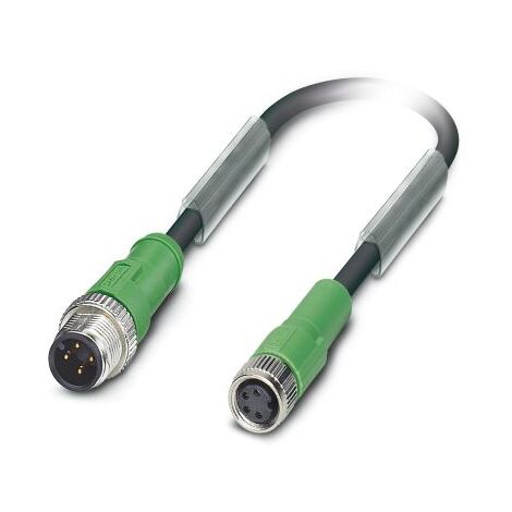 Câble d'actionneur Phoenix Contact 4 conducteurs , M8 Femelle vers M12 Mâle, 1.5m ( Prix pour 1 )