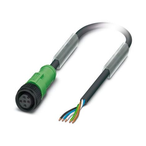 Câble d'actionneur Phoenix Contact 5 conducteurs , M12 Femelle, 3m ( Prix pour 1 )