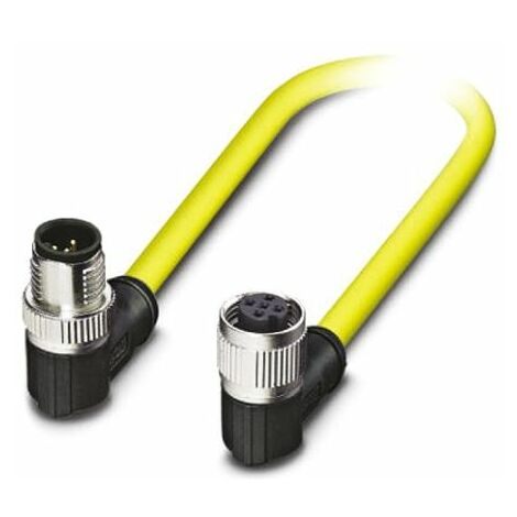 Câble d'actionneur Phoenix Contact 5 conducteurs , M12 Femelle vers M12 Mâle, 500mm ( Prix pour 1 )