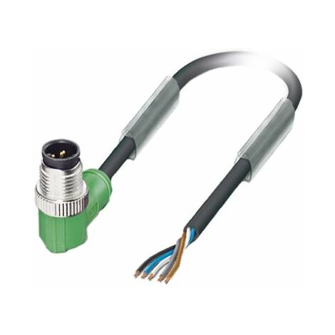Câble d'actionneur Phoenix Contact 5 conducteurs , M12 Mâle pré-câblé, 1.5m ( Prix pour 1 )