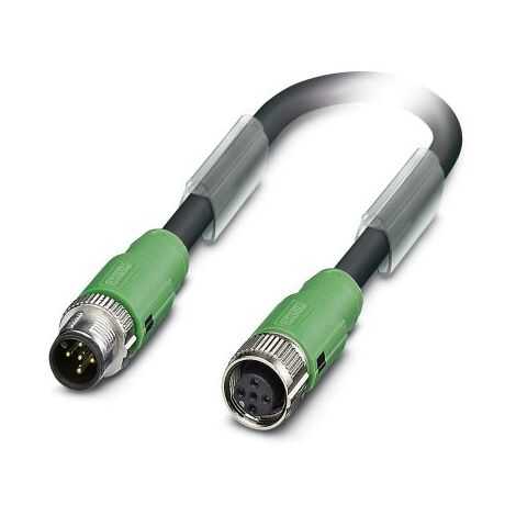 Câble d'actionneur Phoenix Contact 5 conducteurs , M12 vers M12, 500mm ( Prix pour 1 )