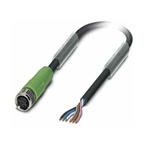 Câble d'actionneur Phoenix Contact 6 conducteurs , M8 Femelle, 1.5m ( Prix pour 1 )