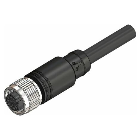 Câble d'actionneur RS PRO 12 conducteurs , M12 Femelle pré-câblé, 10m ( Prix pour 1 )