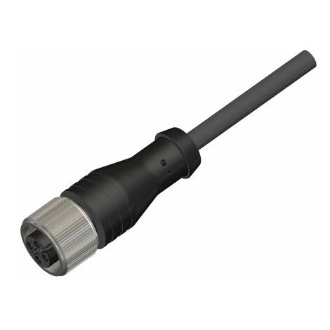 Câble d'actionneur RS PRO 4 conducteurs , M12 Femelle pré-câblé, 5m ( Prix pour 1 )