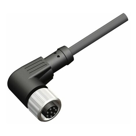 Câble d'actionneur RS PRO 8 conducteurs , M12 Femelle pré-câblé, 10m ( Prix pour 1 )
