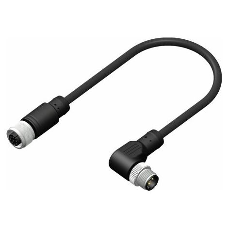 Câble d'actionneur RS PRO 8 conducteurs , M12 Femelle vers M12 Mâle, 10m ( Prix pour 1 )