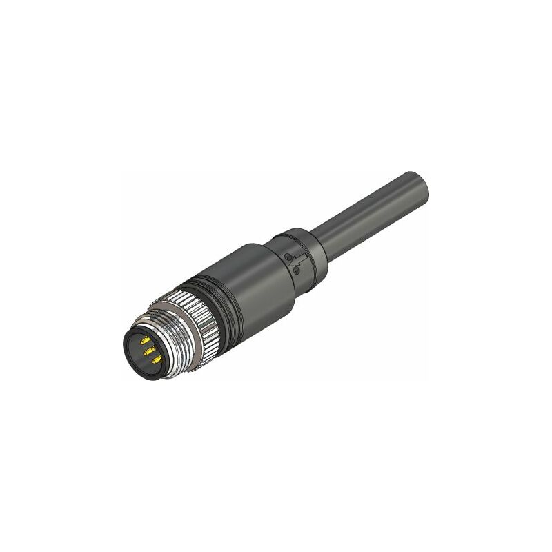 Rs Pro - Câble d'actionneur 8 conducteurs , M12 Mâle pré-câblé, 10m ( Prix pour 1 )