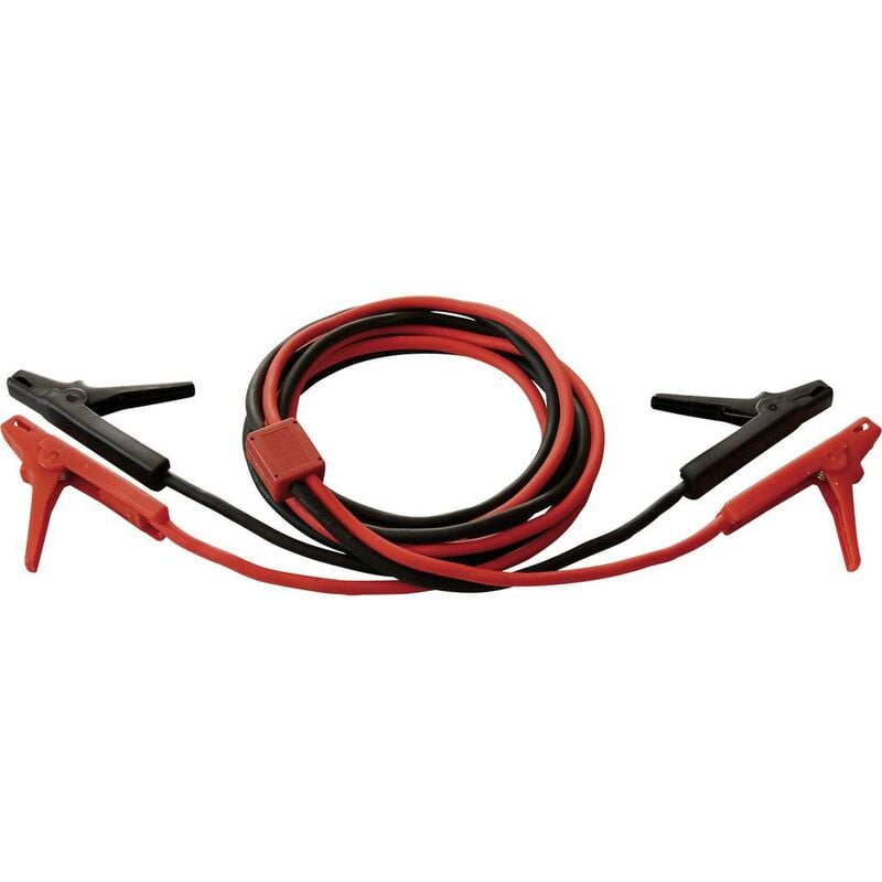 Set ® - Câble de démarrage 16 mm² 2213300 avec pinces en plastique, avec circuit de protection 3.00 m cuivre C13393
