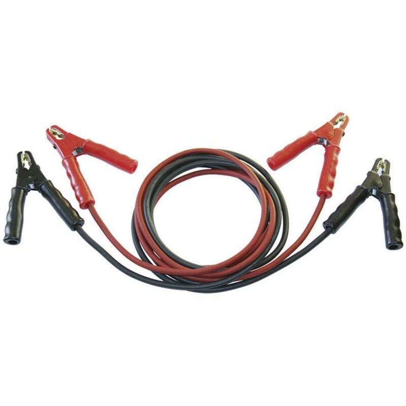 Câble de démarrage 25 mm² Set ® 2124352 avec pinces en tôle d'acier, sans circuit de protection 3.50 m cuivre X41370