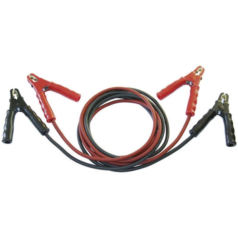 Set ® - Câble de démarrage 25 mm² 2124352 avec pinces en tôle dacier, sans circuit de protection 3.50 m cuivre