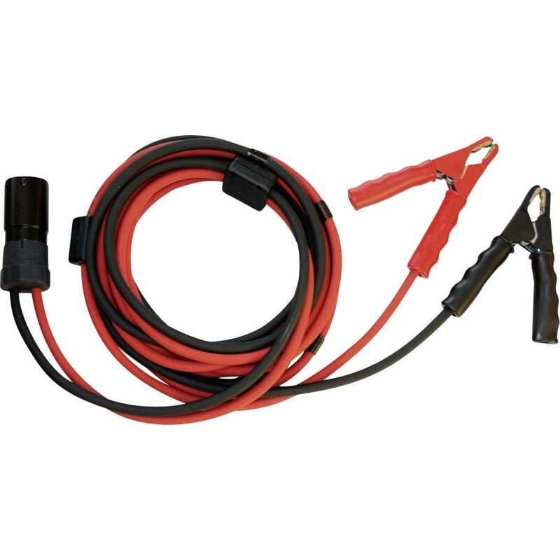 Câble de démarrage 35 mm² Set ® 2237170 fiche mâle nato, avec pinces en tôle dacier, avec circuit de protection 5.00 m c