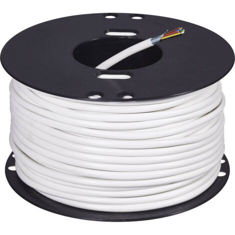 Câble d'alarme ABUS LiFY AZ6360 8 x 0.22 mm² blanc 50 m D37408