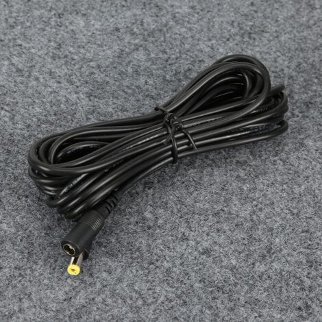 Câble d'alimentation 12V 5 mètres pour caméra de sécurité extérieure LED
