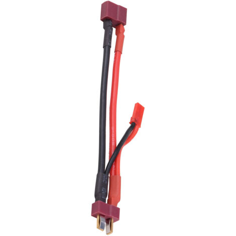 Câble d'alimentation 18AWG avec connecteurs T Deans et JST pour modèles réduits avion voiture bateau