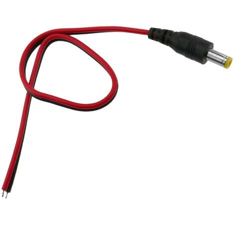 Dc 55x21mm câble 2m connecteur jack m%2Fh