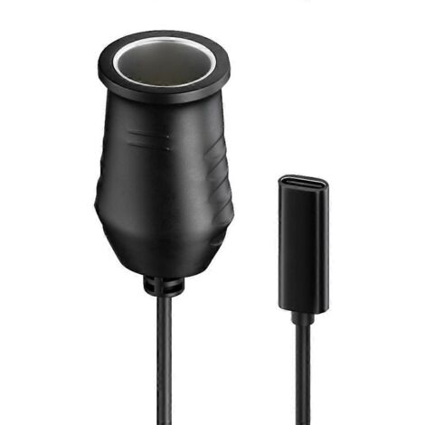 Câble d'alimentation allume-cigare 65W USB-C pour voiture, chargeur 9V/12V/15V/20V -15V-
