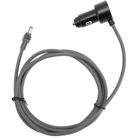 Câble d'alimentation de voiture cc 6,5 pieds 12V à 48V, résistant à l'eau, Plug and Play, chargement USB Type C, allume-cigare 18awg pour antenne parabolique.