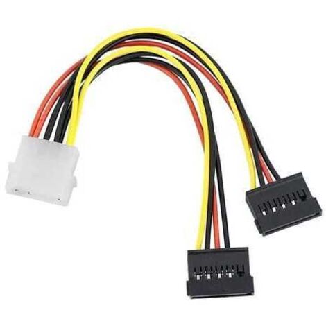 Câble d'alimentation double SATA pour hard disk 15 cm