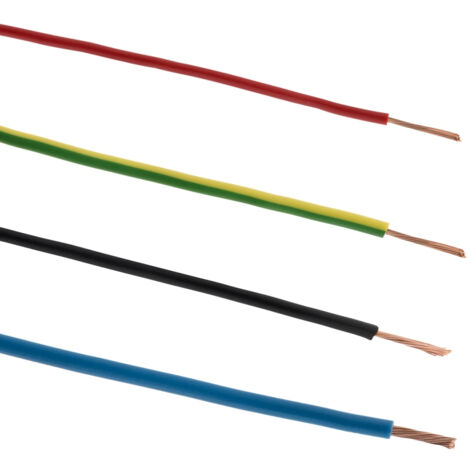 Câble d'alimentation électrique H07VK 1x1,5mm² 5m - Zenitech