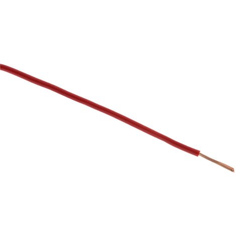 Câble d'alimentation électrique H07VK 1x1,5mm² Rouge - 5m - Zenitech
