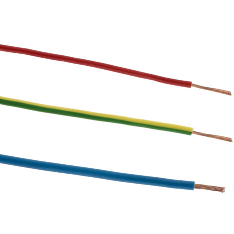 Câble d'alimentation électrique H07VK 1x2,5mm² 5m - Zenitech